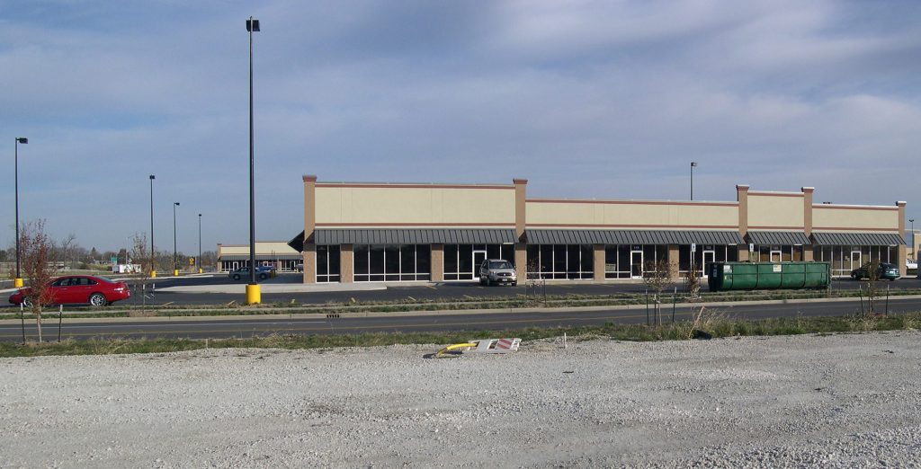 Galesburg IL Menard’s Lumber commercial master plan